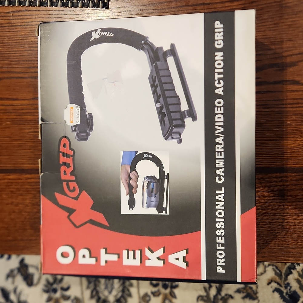 Opteka X-GRIP Professional Camera Camcorder Stabilizing Handle Black Foam